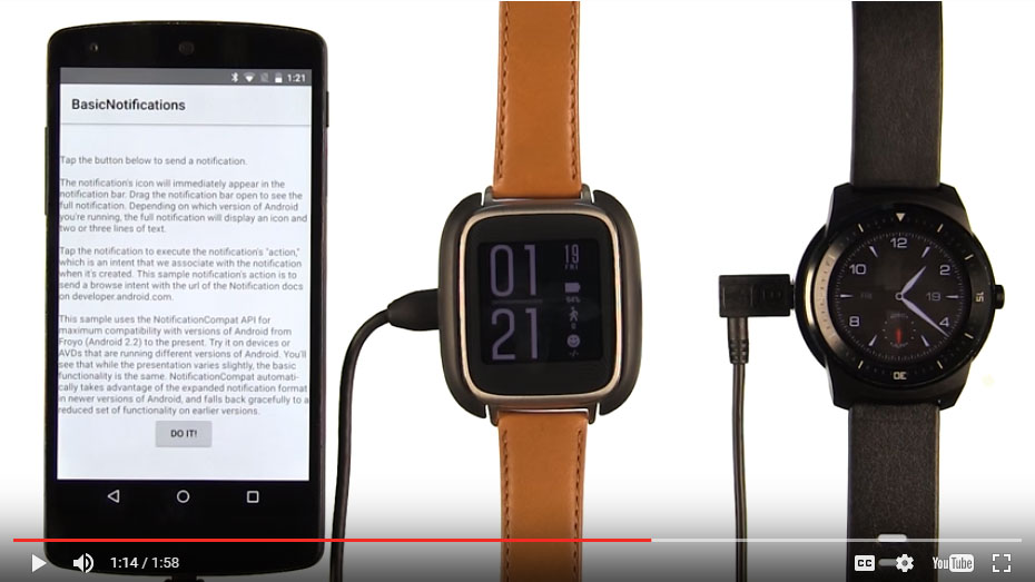 android wear change language